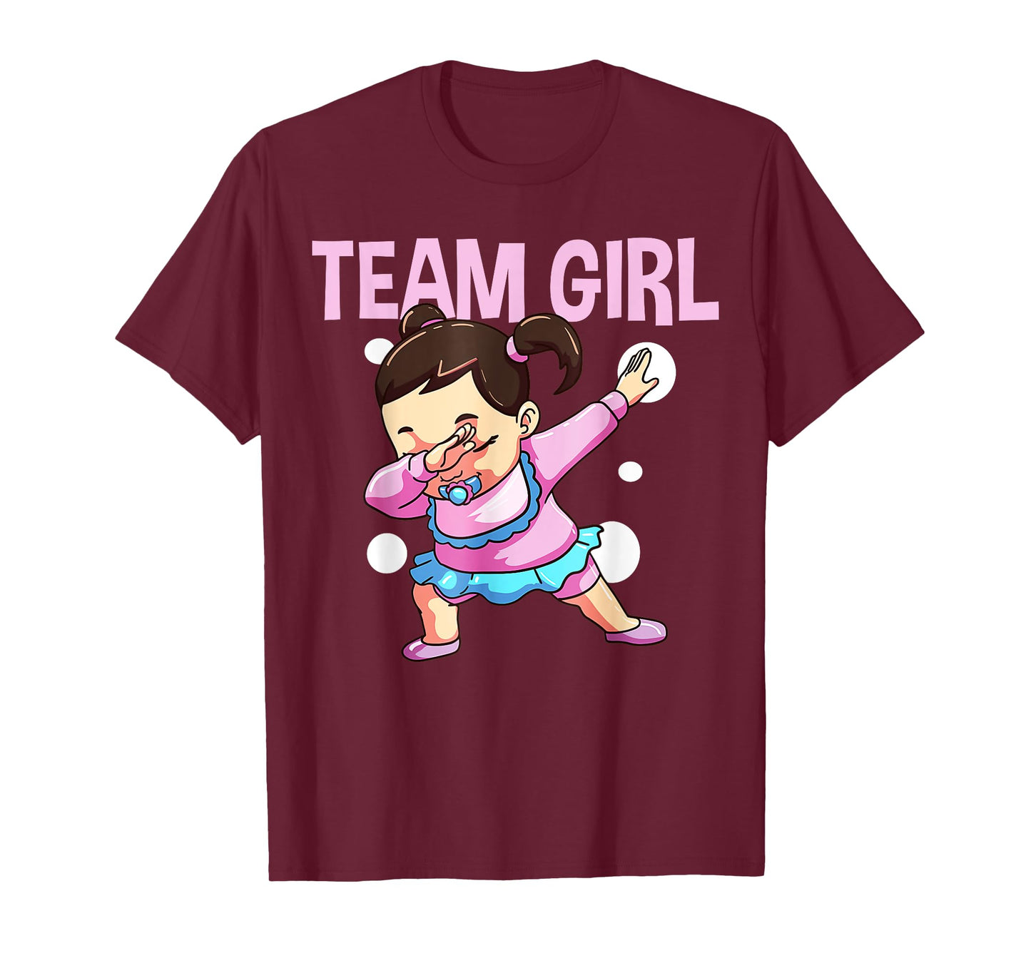 Gender Reveal Party Pink Baby Announcement Team Girl T-Shirt