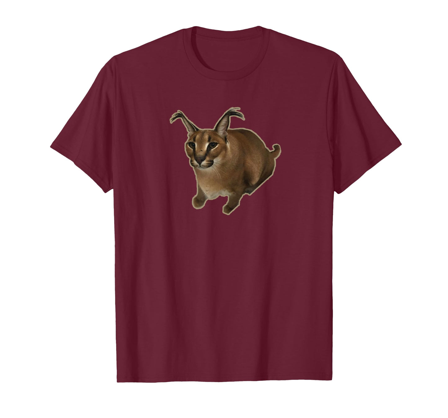 Big Floppa Meme Cat T-Shirt