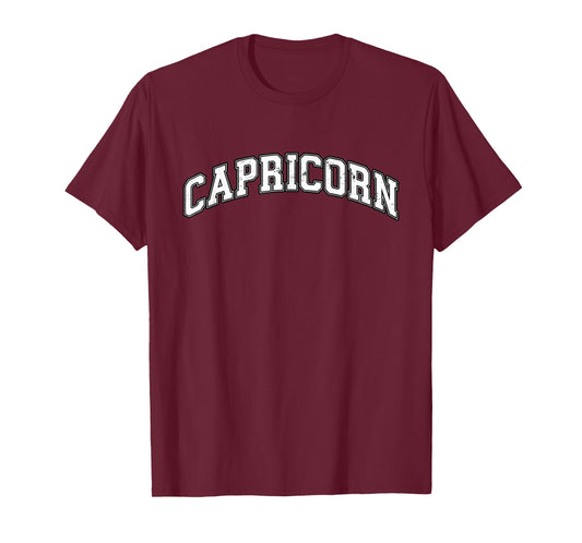 Capricorn Zodiac Sign Varsity T-Shirt