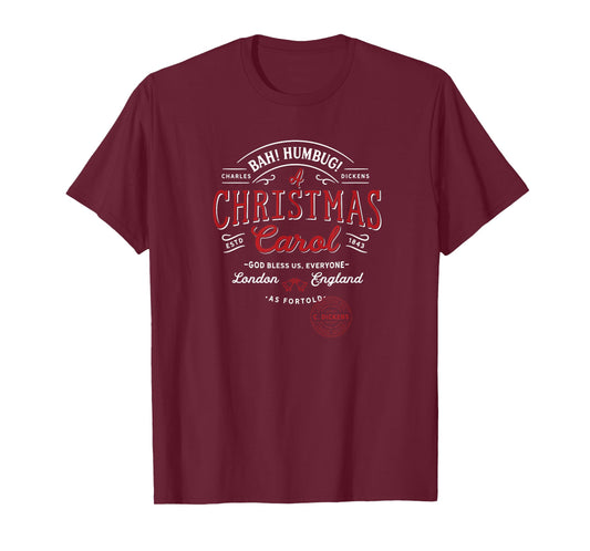 Christmas Carol, Bah! Humbug! Holiday Design, Tradition T-Shirt