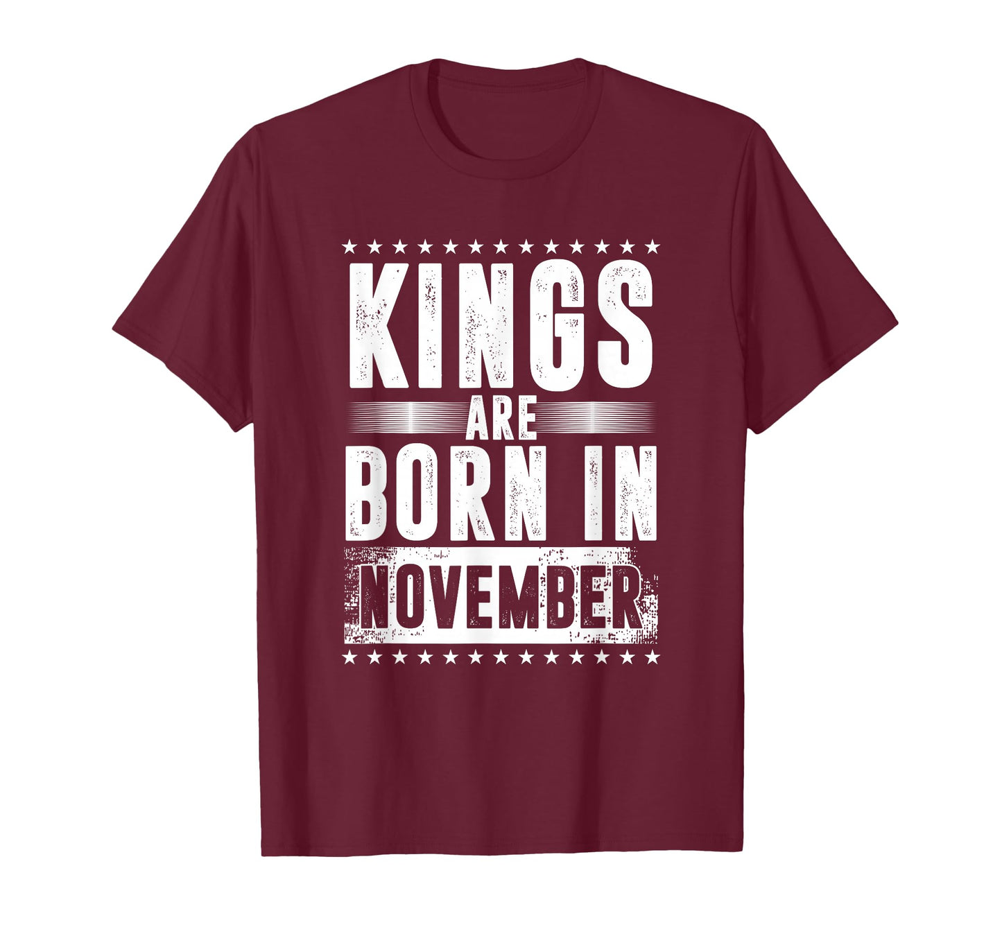 Kings Are Born In November Zodiac Sign Month Scorpio Gift T-Shirt