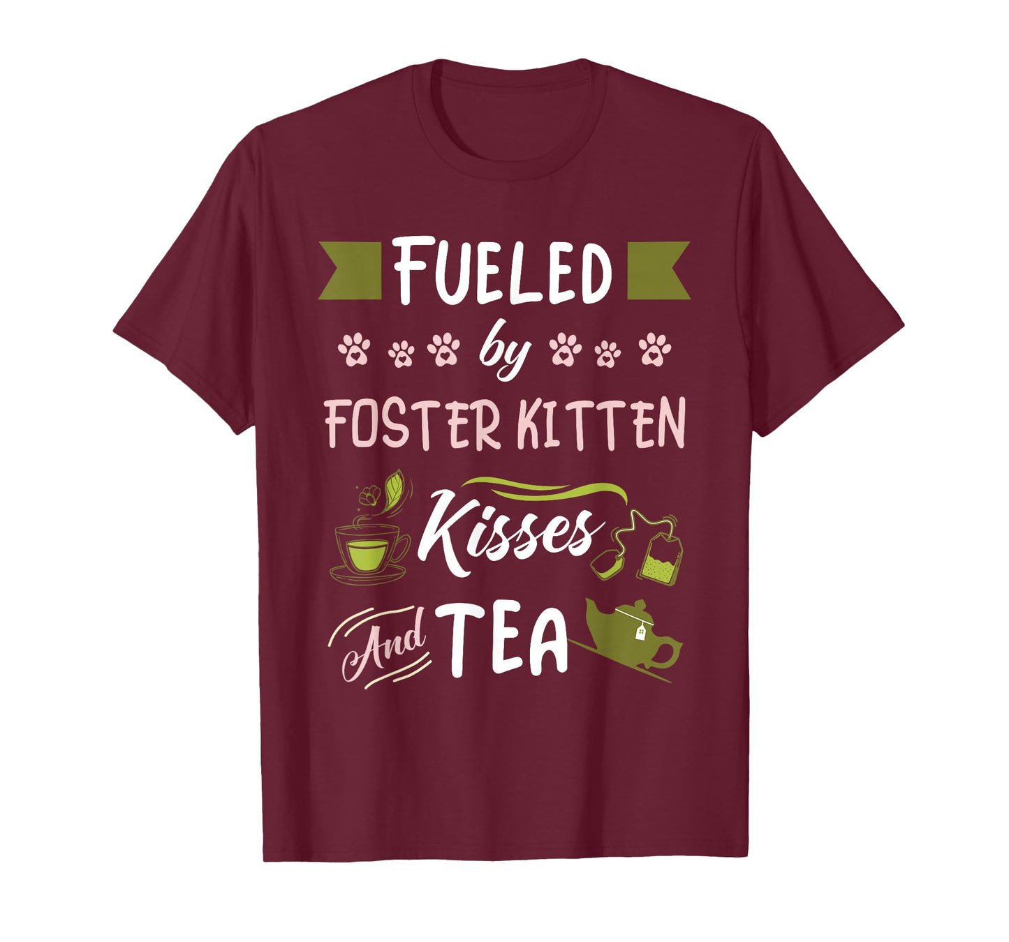 Foster Kitten Rescue Mom Tea Lover T-Shirt