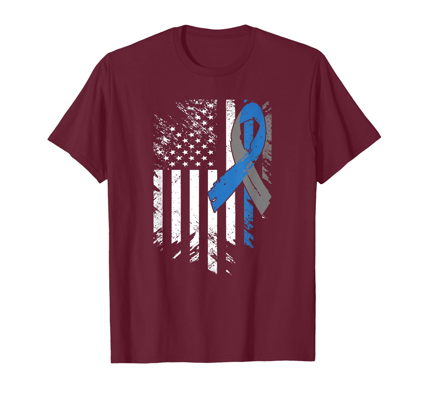 USA Flag Diabetes Type 1 Awareness Family Support Women Men T-Shirt