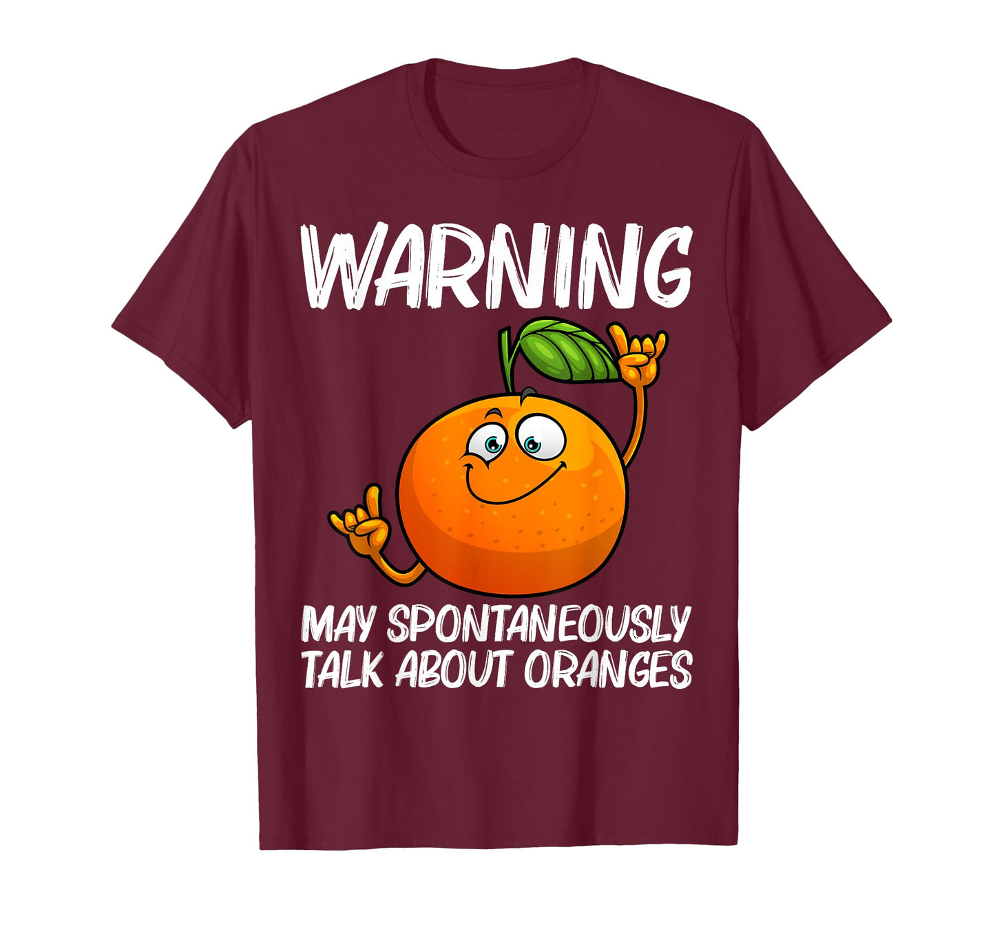 Cool Orange For Men Women Tropical Fruit Citrus Dance Food T-Shirt