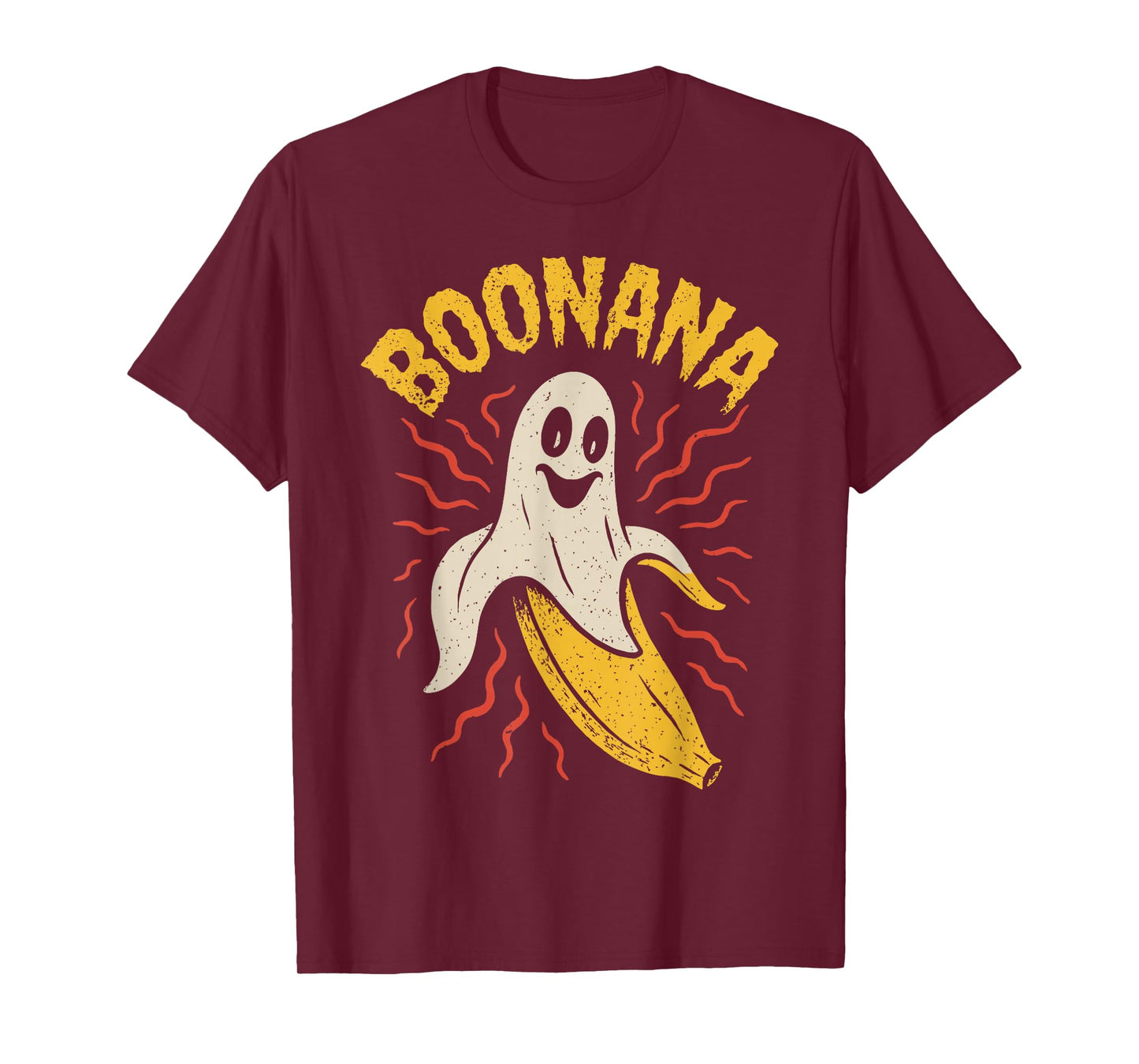 Halloween Spooky Banana Ghost Cute Boonana T-Shirt