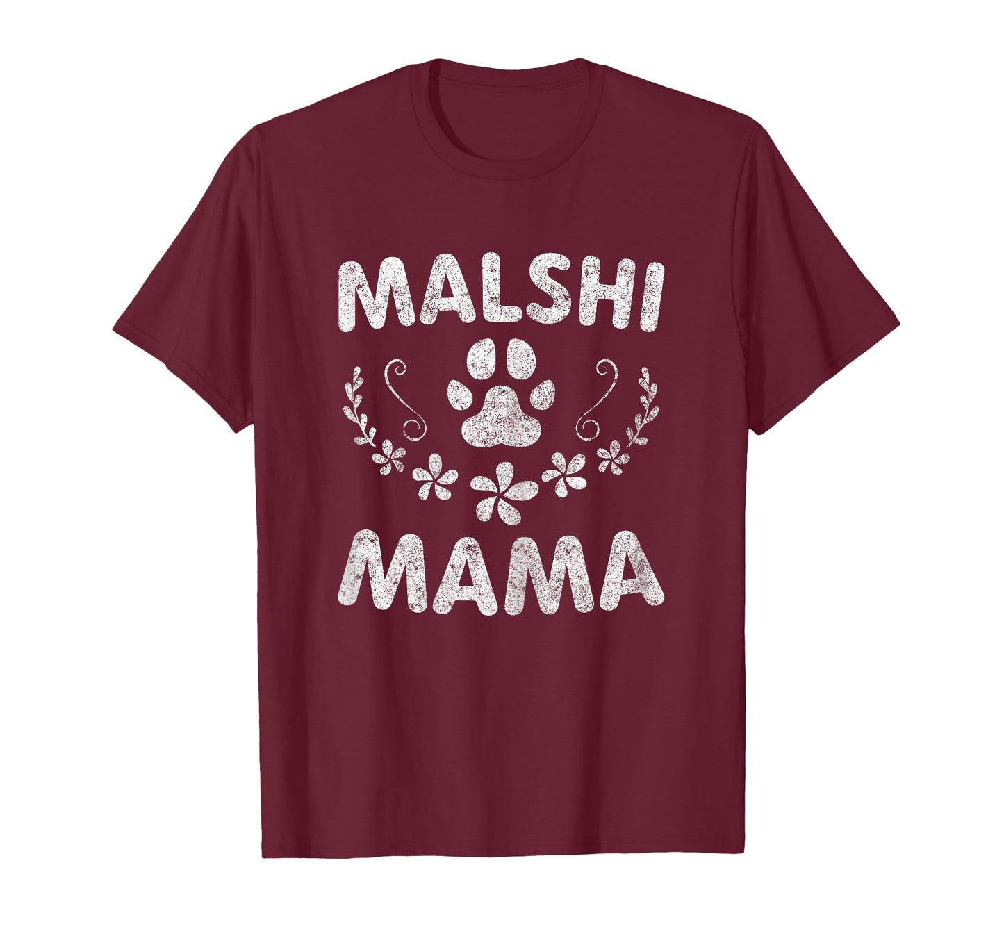 Malshi Mama Shirt Mal-Shi Lover Owner Malt-Tzu Dog Mom Women T-Shirt
