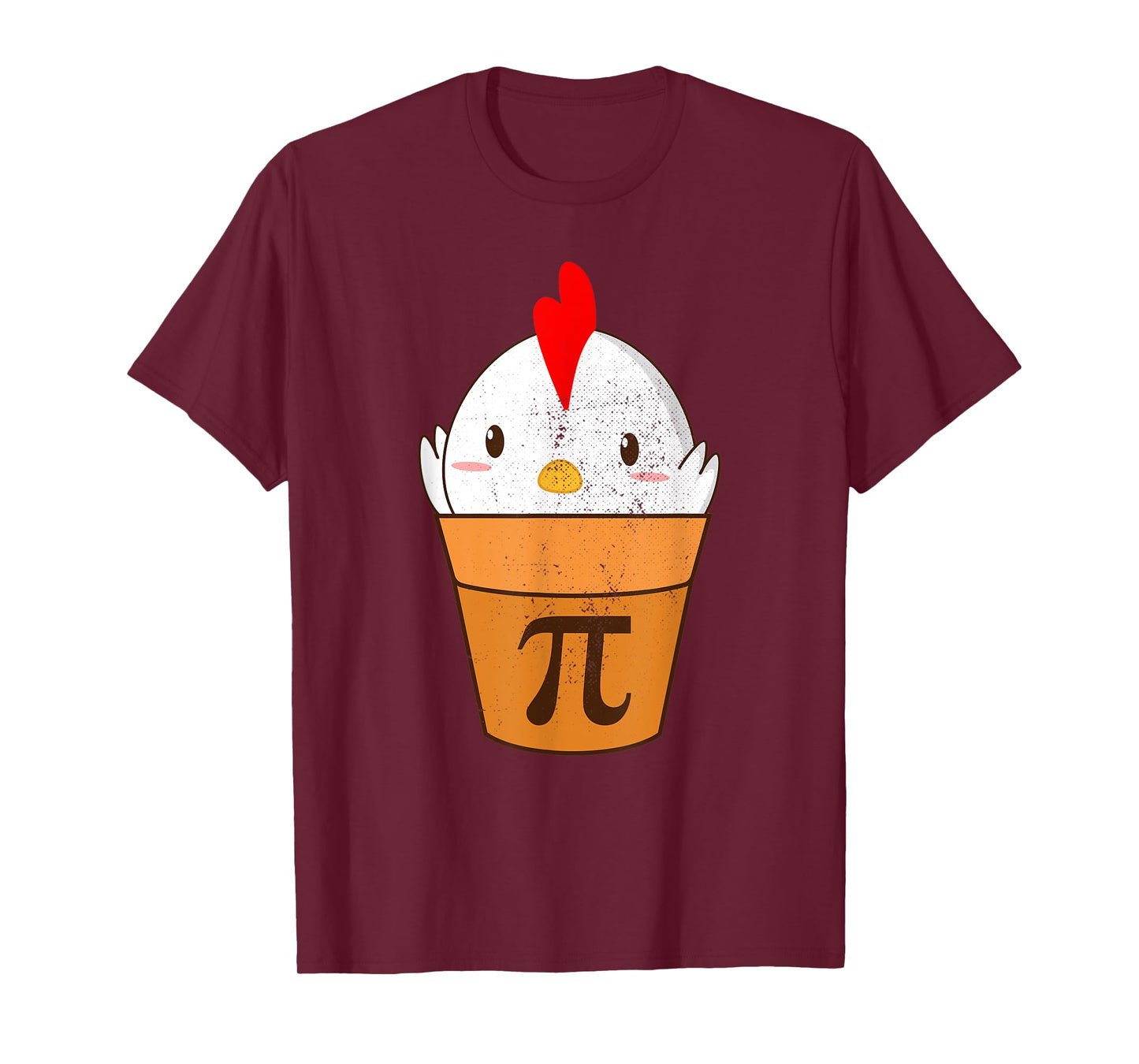 Chicken Pot Pie Funny Pi Day 3.14 March 14th Vintage Pi T-Shirt