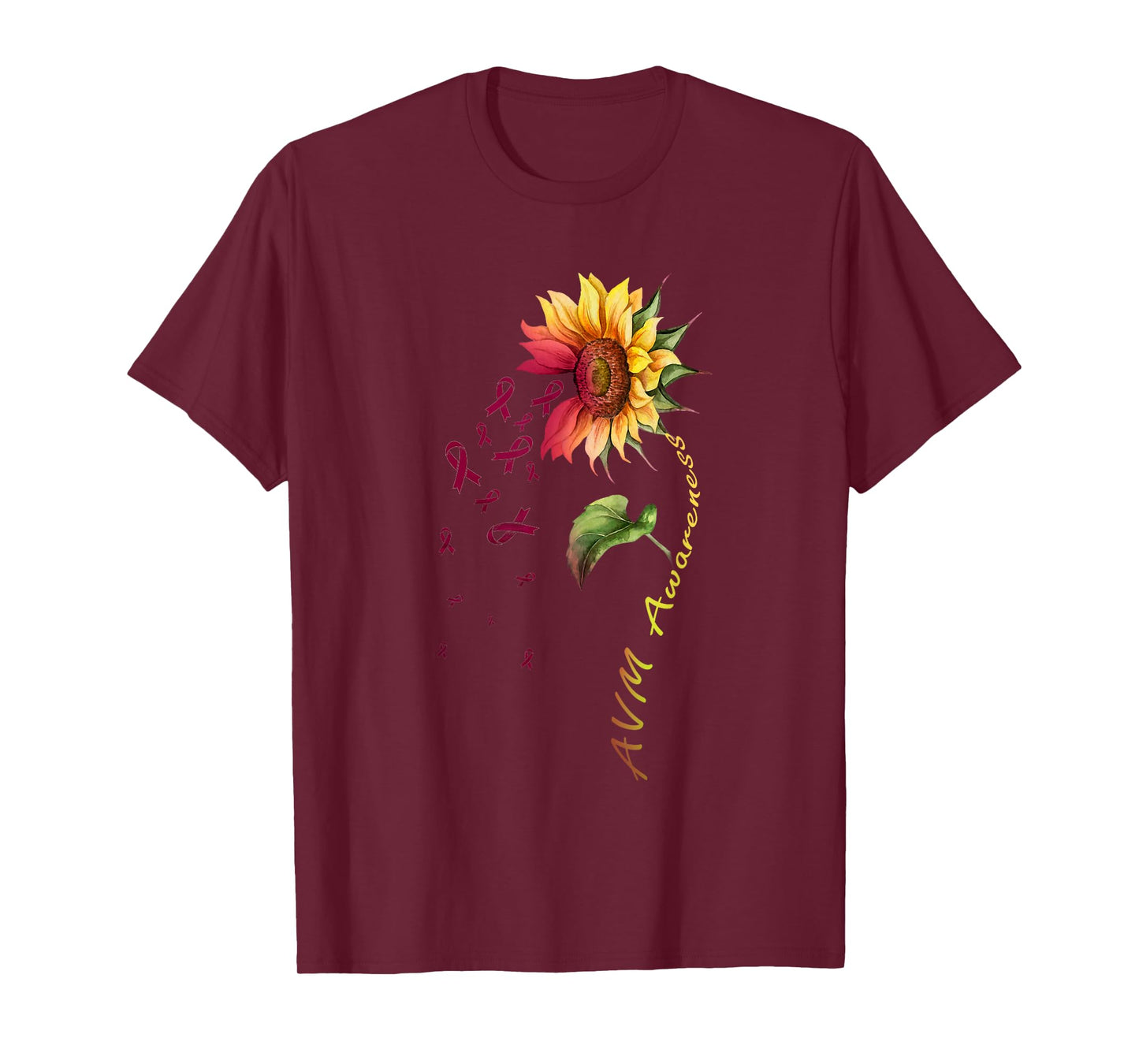 AVM Awareness Sunflower Shirt T-Shirt