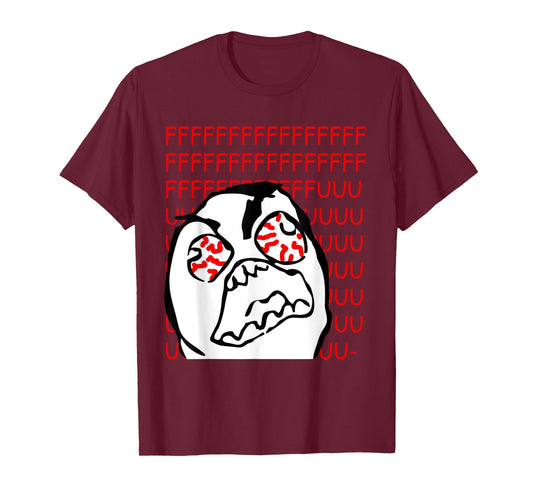 Angry Rage Guy Parody Meme T-Shirt