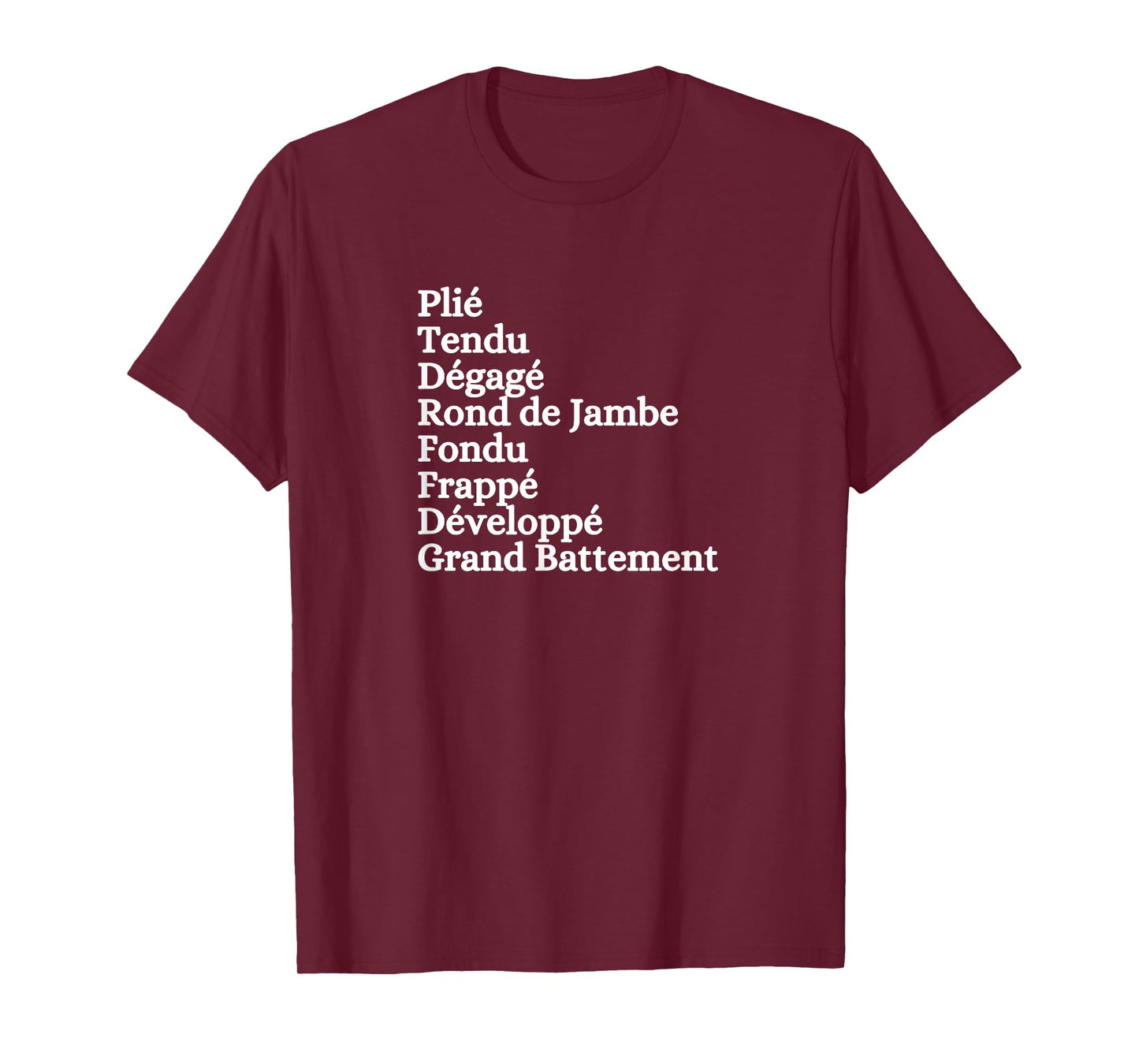 Ballet Barre Warm UP Ballerina Dancer Plie Tendu Graphic T-Shirt