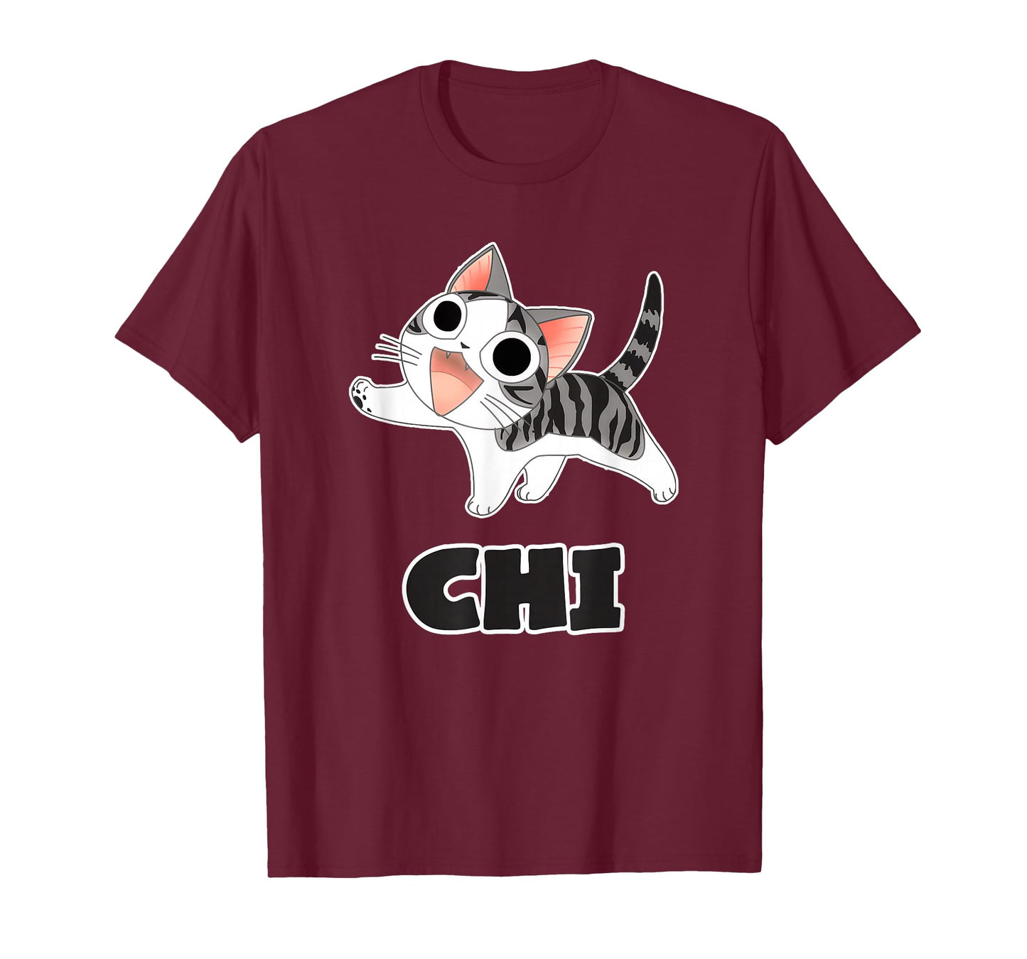 Funny Cat Gray-White Chi's Cute Anime, Manga Animal Lover T-Shirt