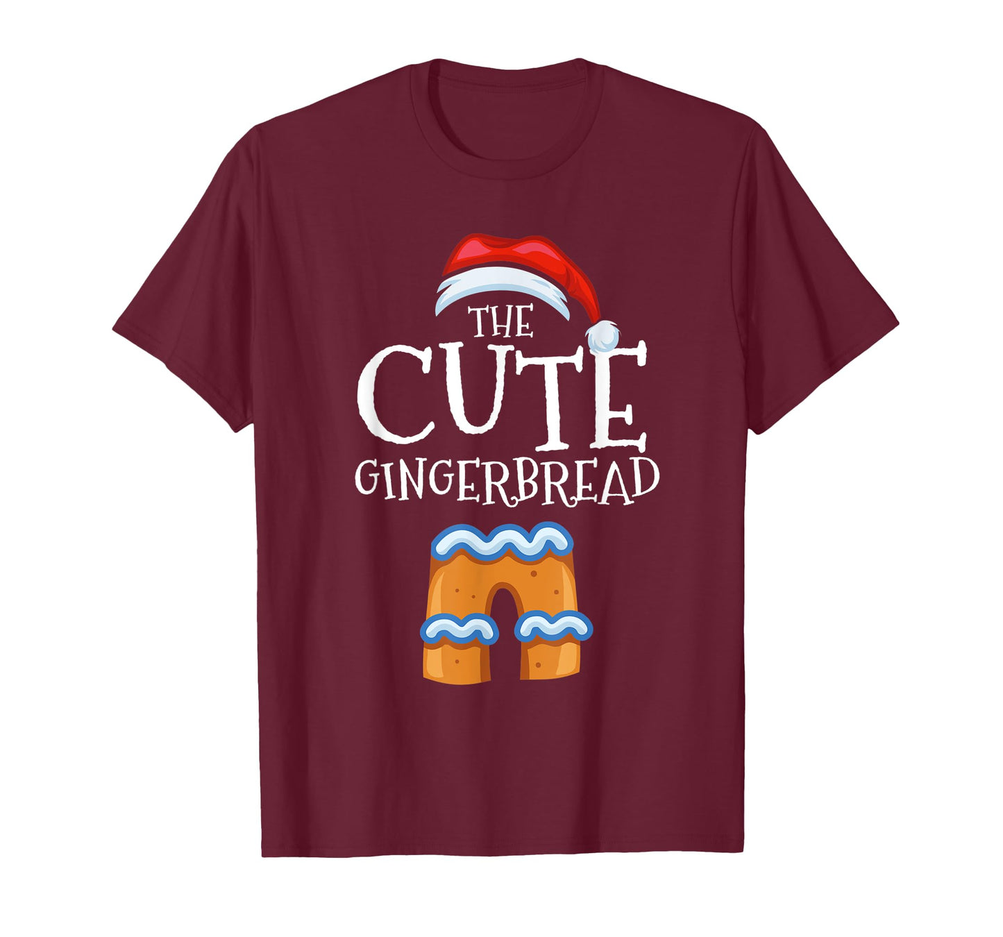 Cute Gingerbread Family Matching Group Christmas Gift T-Shirt
