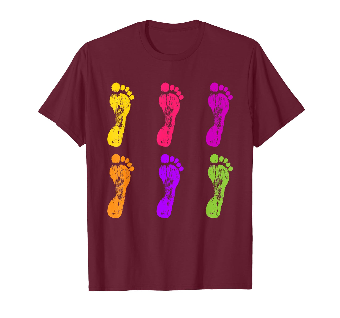 Colorful Footprint | Chiropodist | Foot Doctor Podiatrist T-Shirt