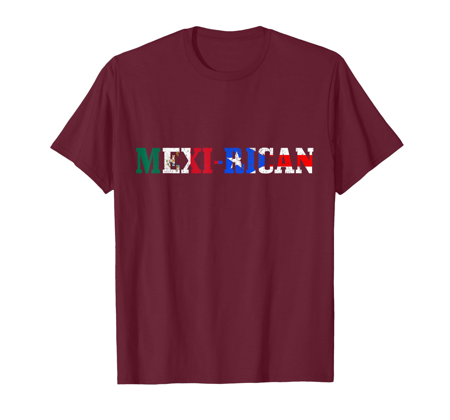 Mexican Puerto Rican Mexirican Puerto Rico Mexico Flag Pride T-Shirt