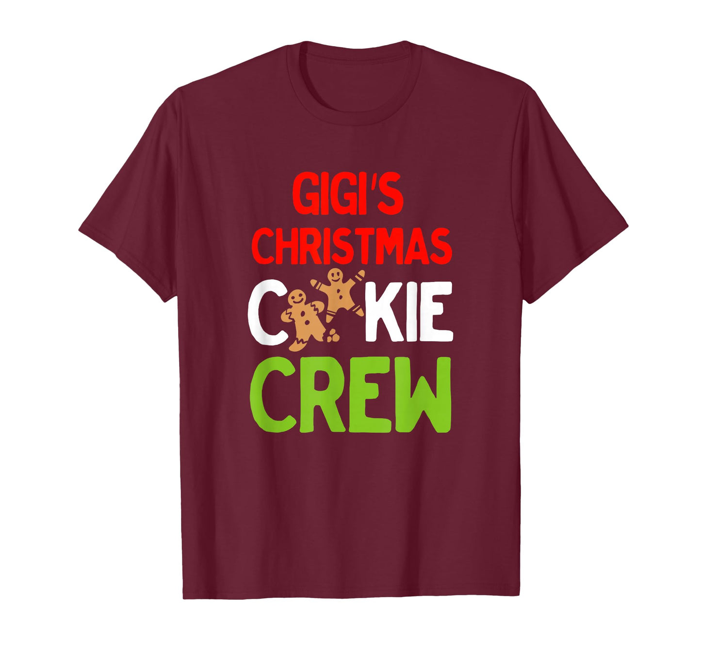 Cute Gigi's Christmas Cookie Crew for Grandkids and Families T-Shirt