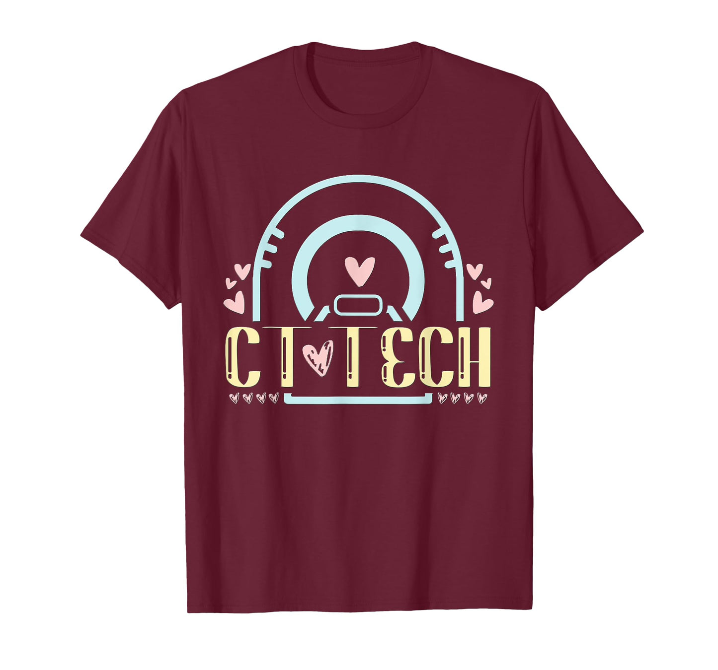 Ct Tech Gifts Merch Apparel - CT Technologist Radiology T-Shirt - Black - Women's - Small - Modern - Casual - Short Sleeve - T-Shirt
