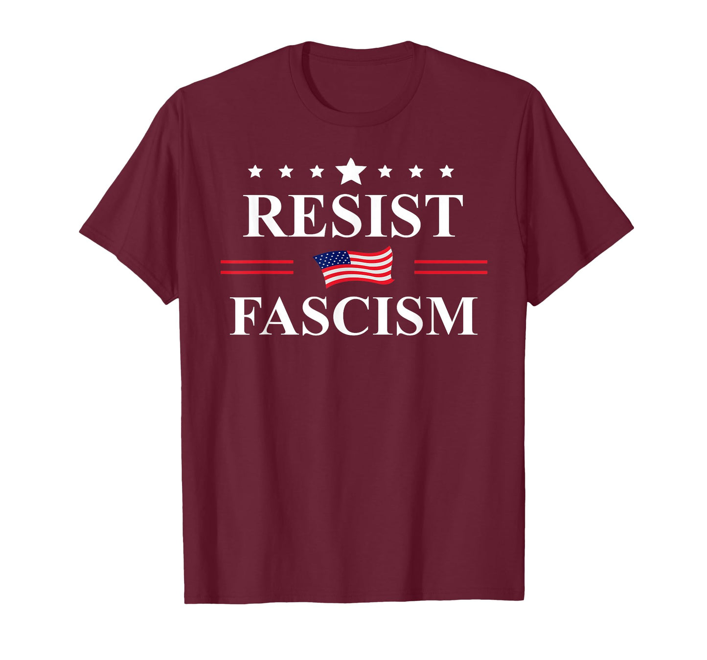 Resist Fascism No Kings Fight Fascism Protest Anti-Fascism T-Shirt