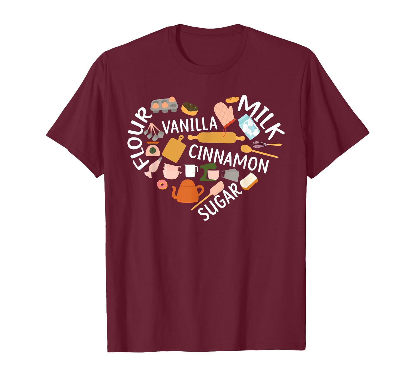 Baking Lover Pastries Confectionery Baker Bake T-Shirt