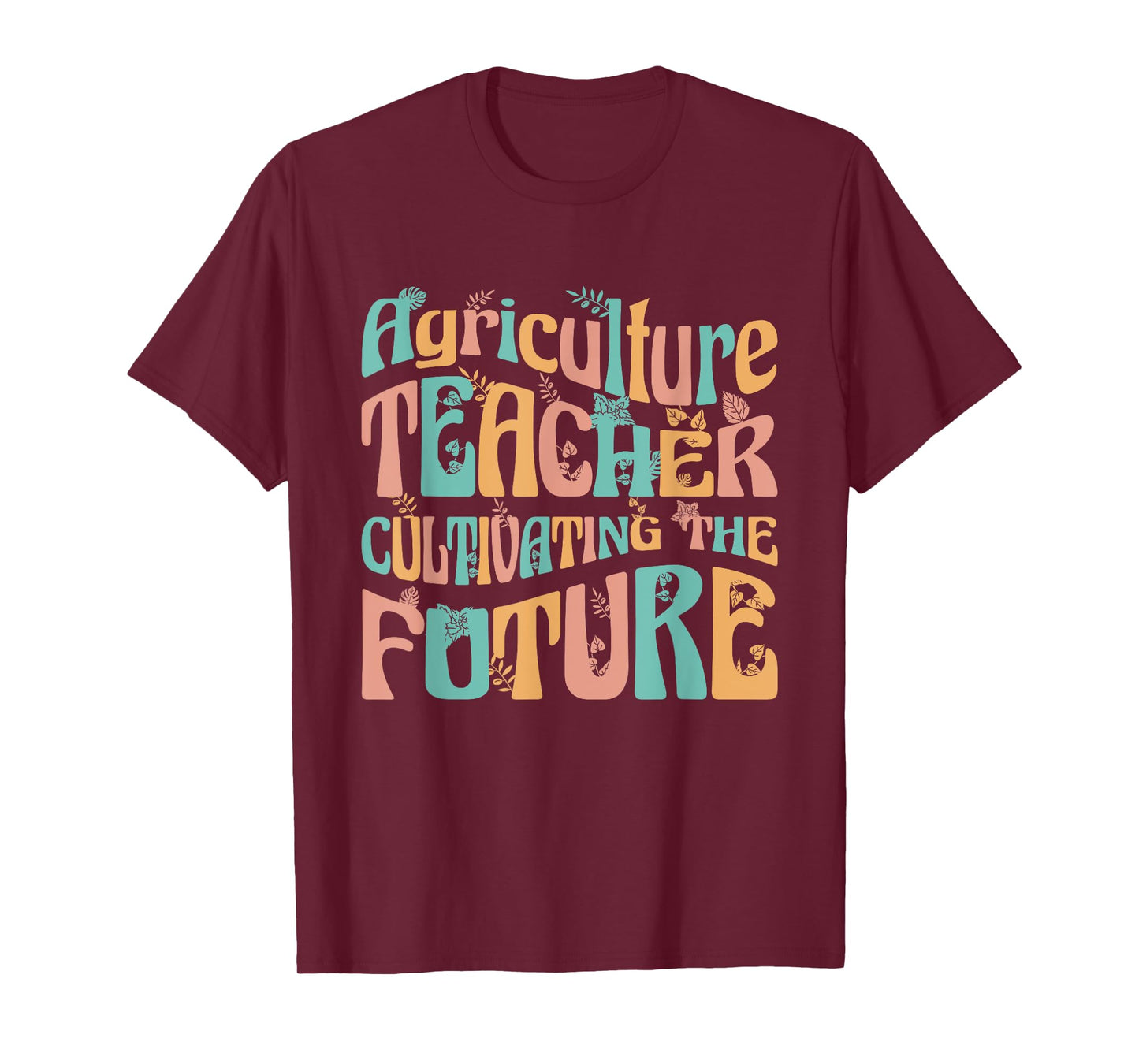 Agriculture Teacher Gifts for Men & Women Unisex-Adults T-Shirt Black Small Modern Casual with AG Teacher Design Cotton 65%, Polyester 35% Short Sleeve Crew Neck Regular Fit Lightweight Imported