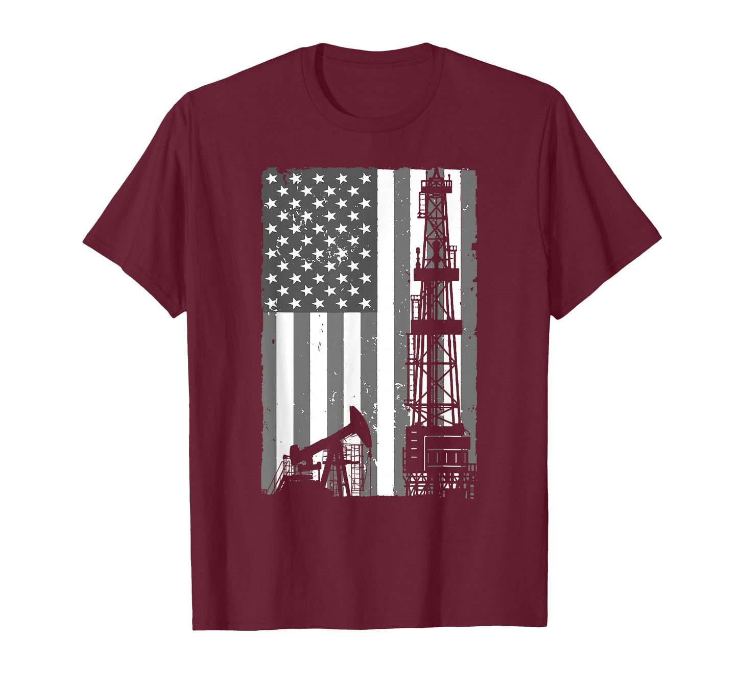 Cool Oil Field Art for Men Women Oilfield Drilling Lovers T-Shirt