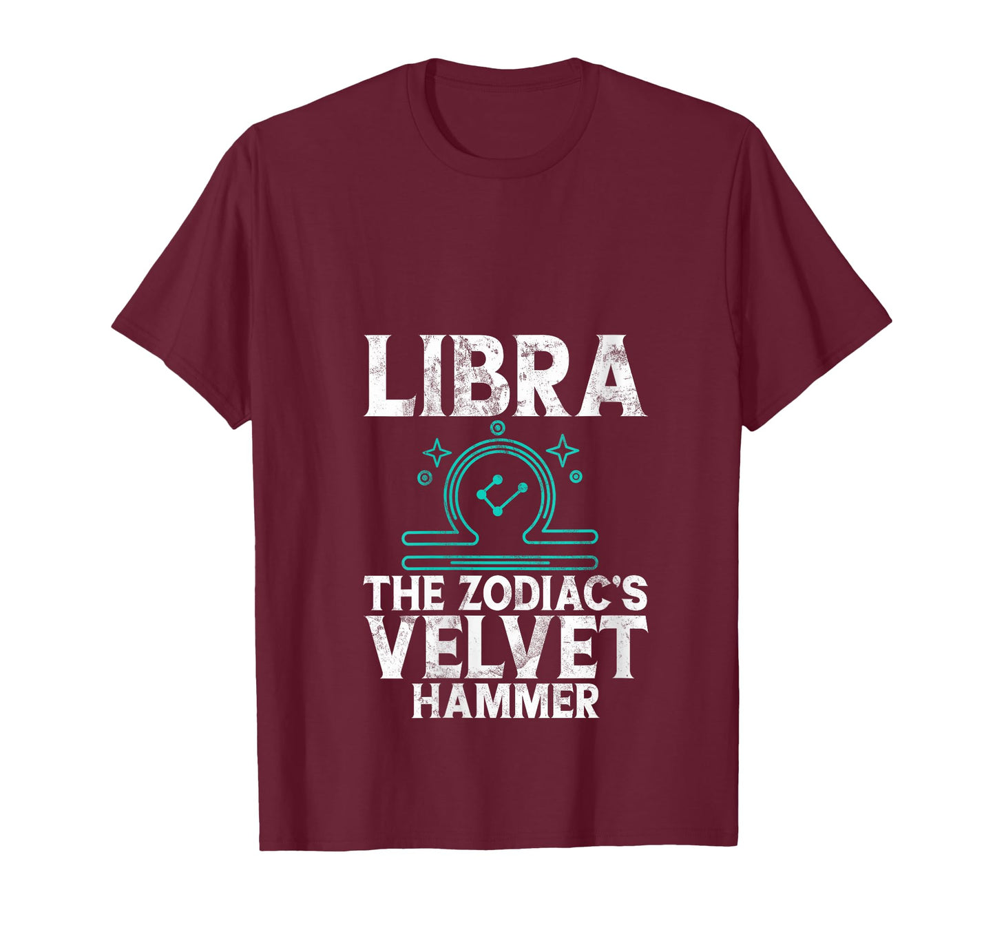 Womens The Zodiacs Velvet Hammer Libra V-Neck T-Shirt