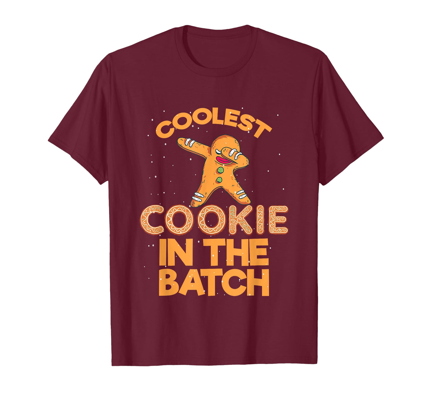 Coolest Cookie In The Batch Dabbing Gingerbread Man Costume T-Shirt