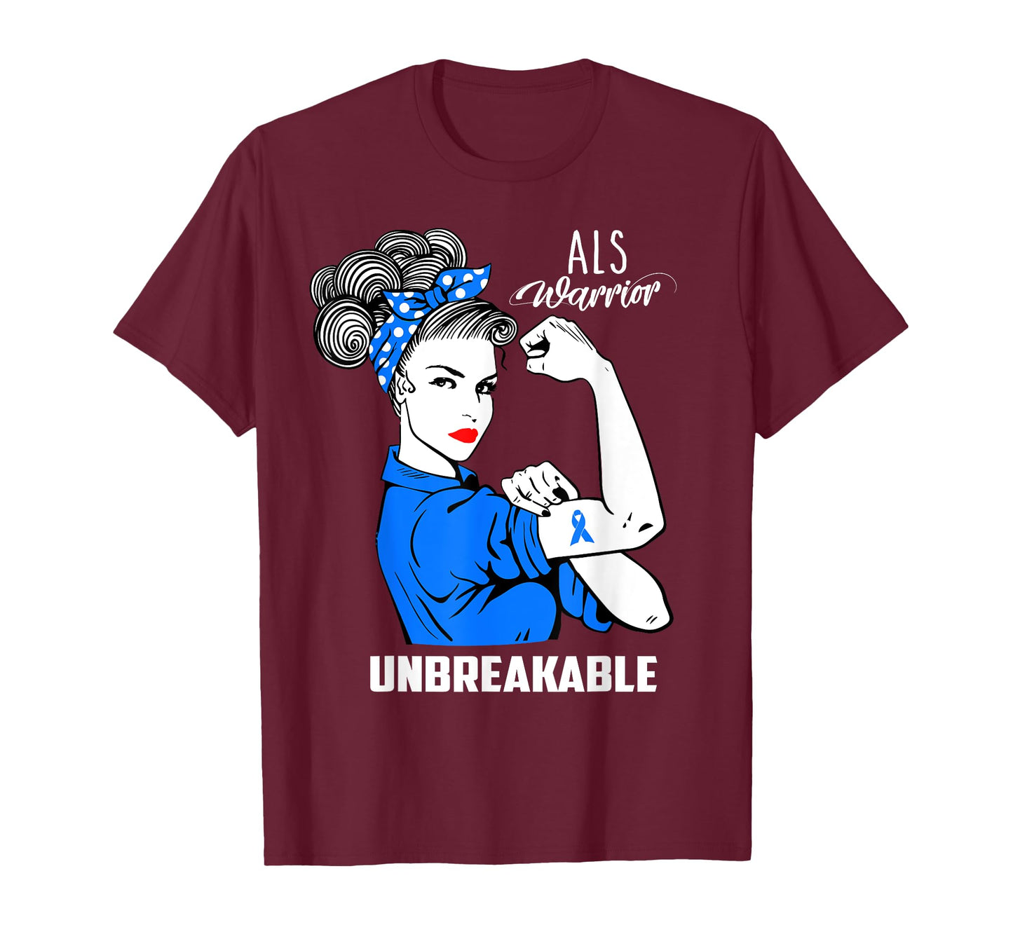 ALS Warrior Unbreakable Shirt ALS Awareness Gift T-Shirt