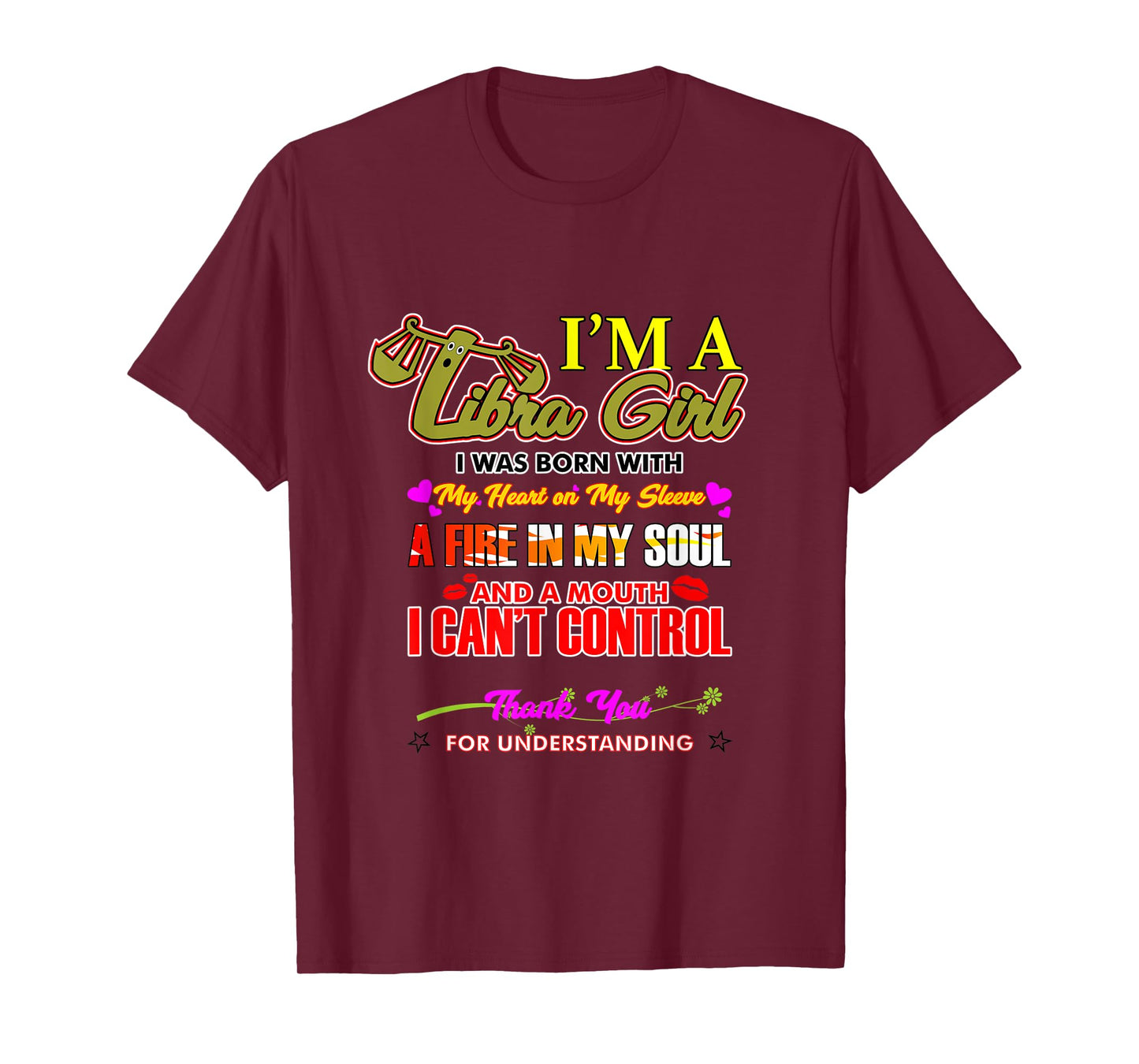 I'M A Libra Girl - Born As Libra - Funny Libra Horoscope T-Shirt