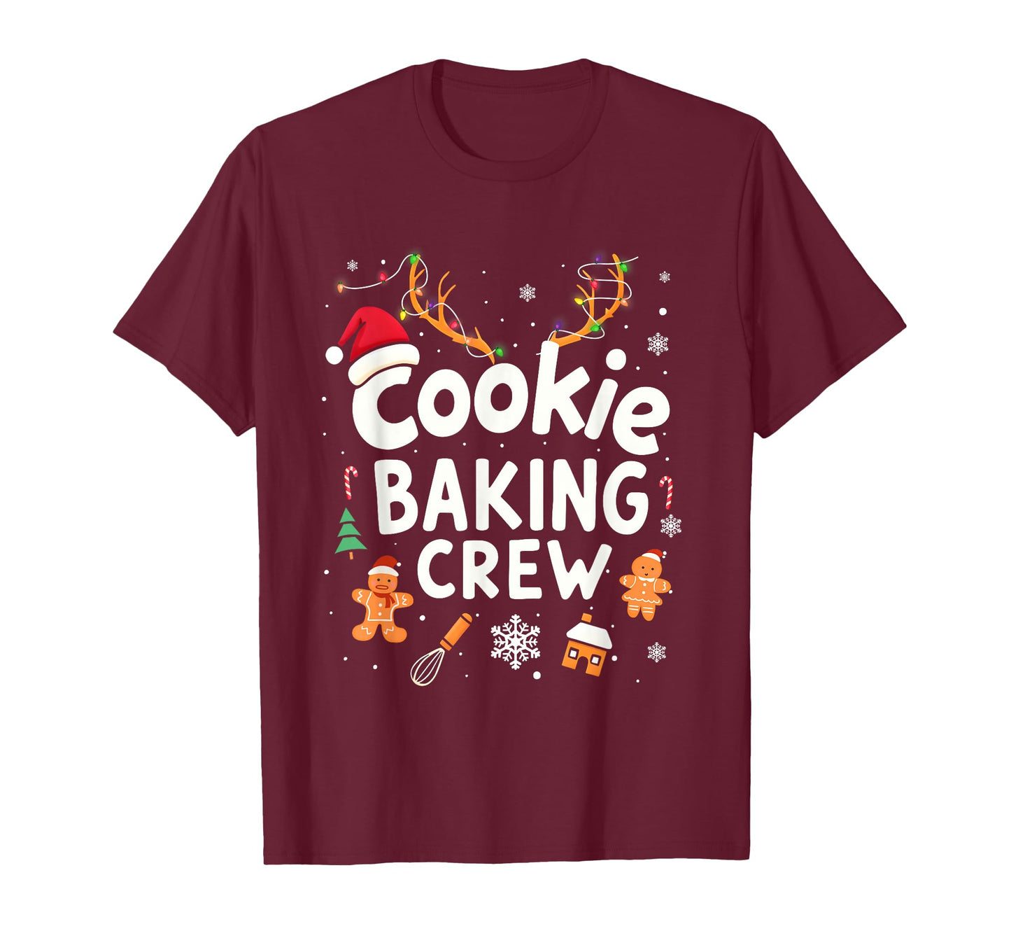 Christmas Cookie Baking Crew Family Baking Team Funny Cookie T-Shirt