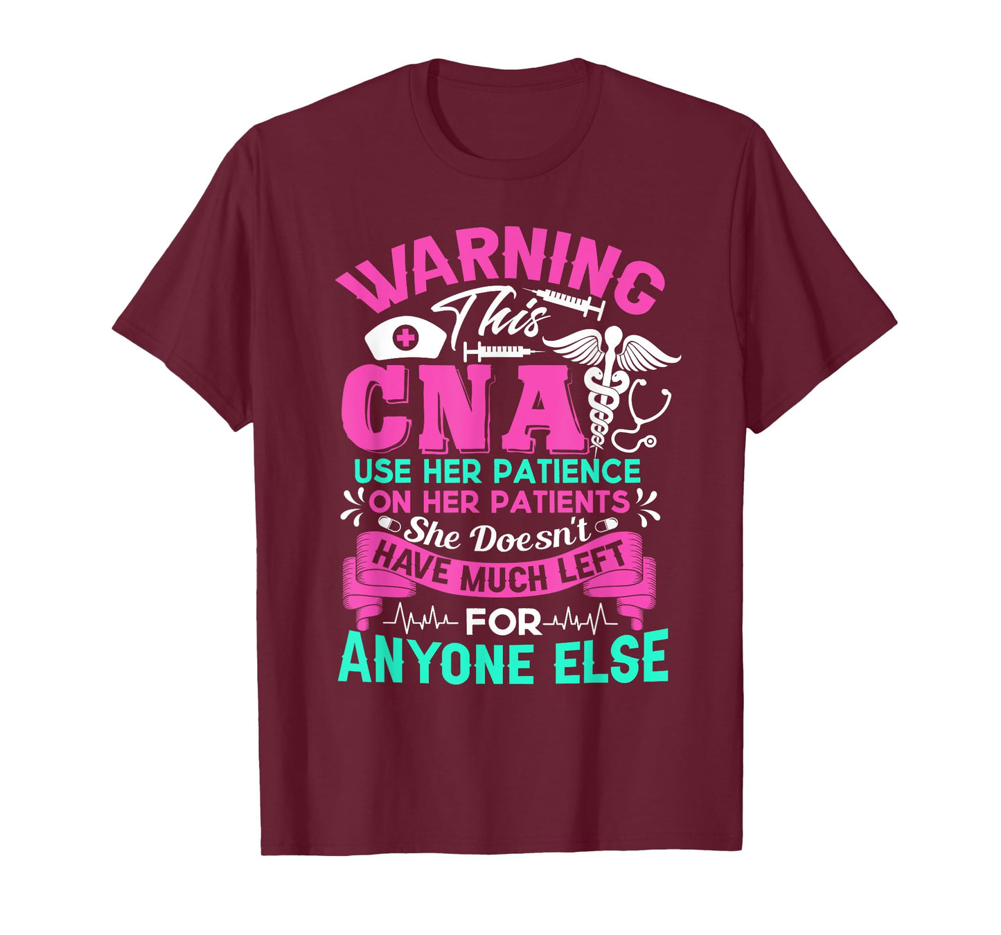 CNA Shirt - Warning This CNA Use Her Patience T-Shirt