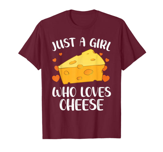 Cool Cheese for Girls Women Cheese Lovers Cottage Mozzarella T-Shirt
