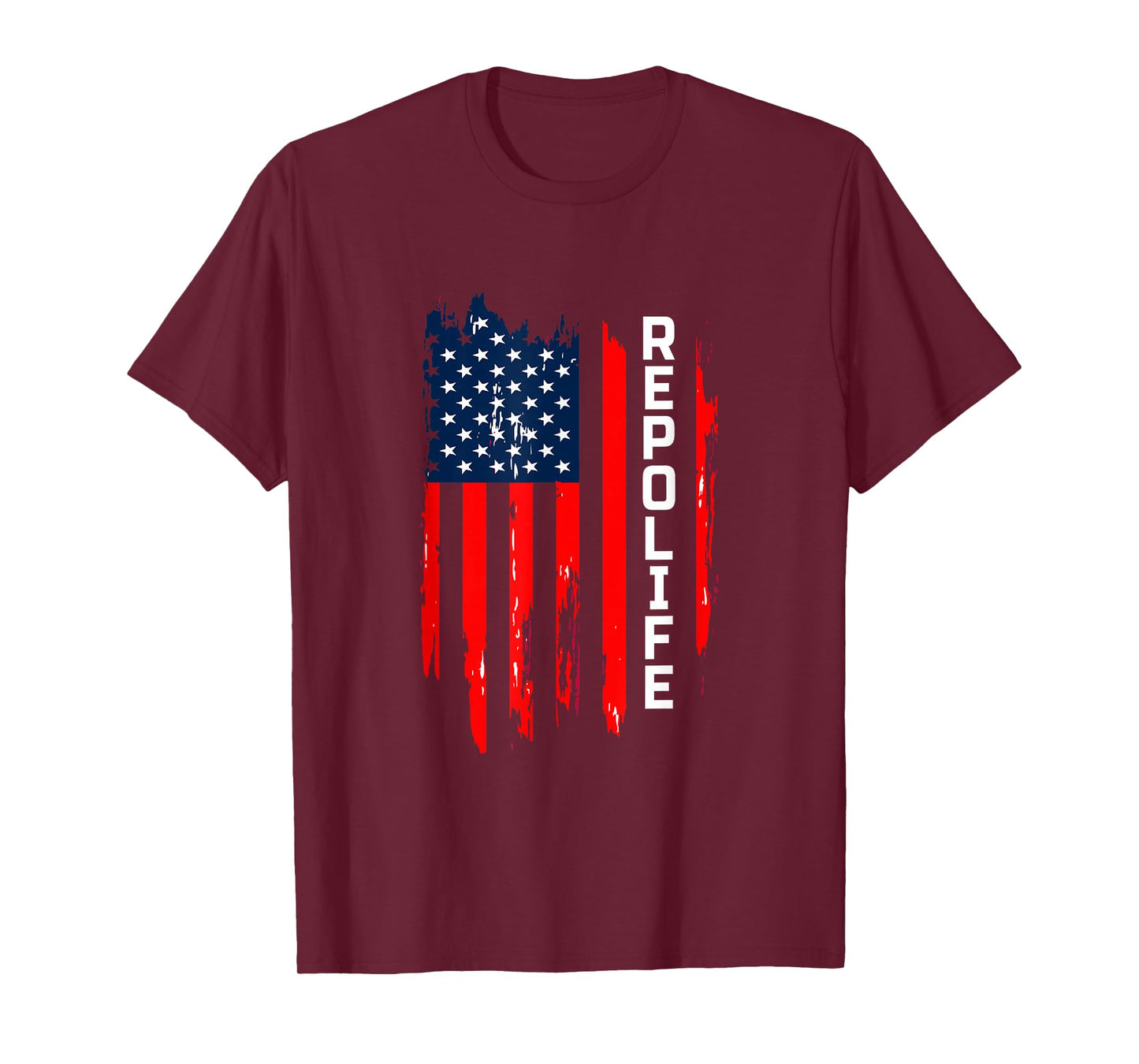 Patriotic US Flag for Repossession Agent Repo Life T-Shirt