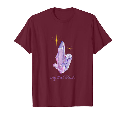 Funny Sparckling Crystal Bitch, Sassy Best Friend Gift Idea T-Shirt