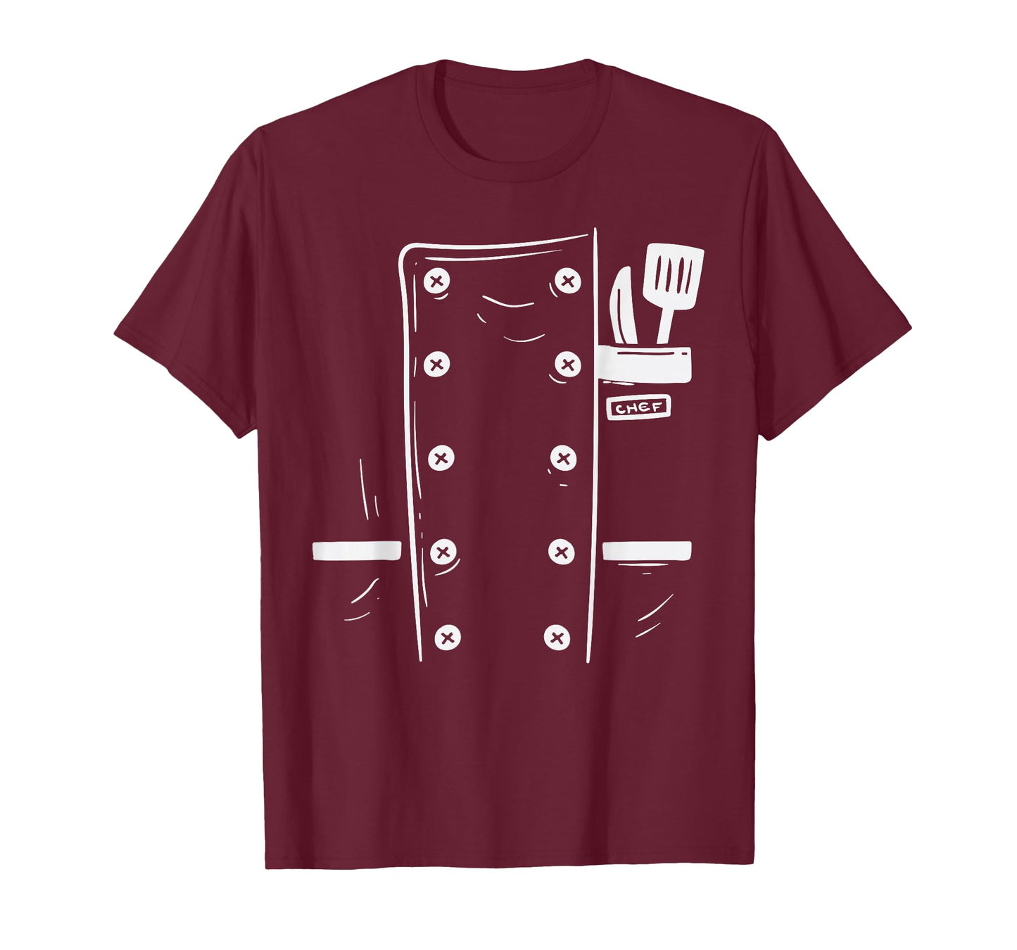 Chef Cooking Uniform Easy Lazy DIY Halloween Costume Boys T-Shirt