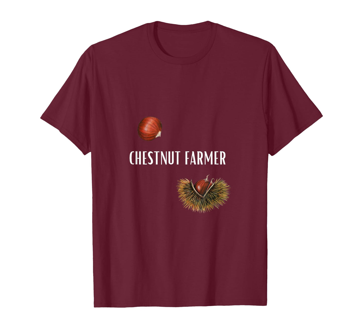 Chestnut Farmer Castanea Mollissima Nut Grower T-Shirt