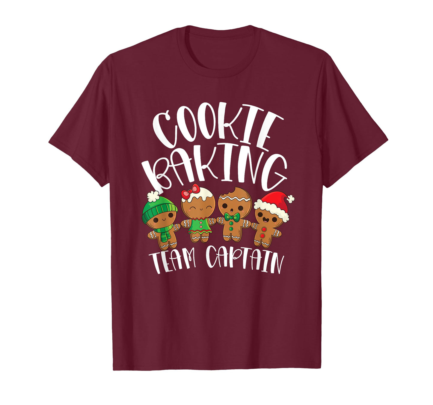 Cookie Baking Team Captain Christmas bakers Gingerbread Gift T-Shirt