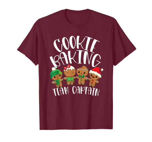 Cookie Baking Team Captain Christmas bakers Gingerbread Gift T-Shirt