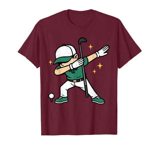 Dabbing Golf Player Golfer Golfing Sports Athlete Dab Dance T-Shirt