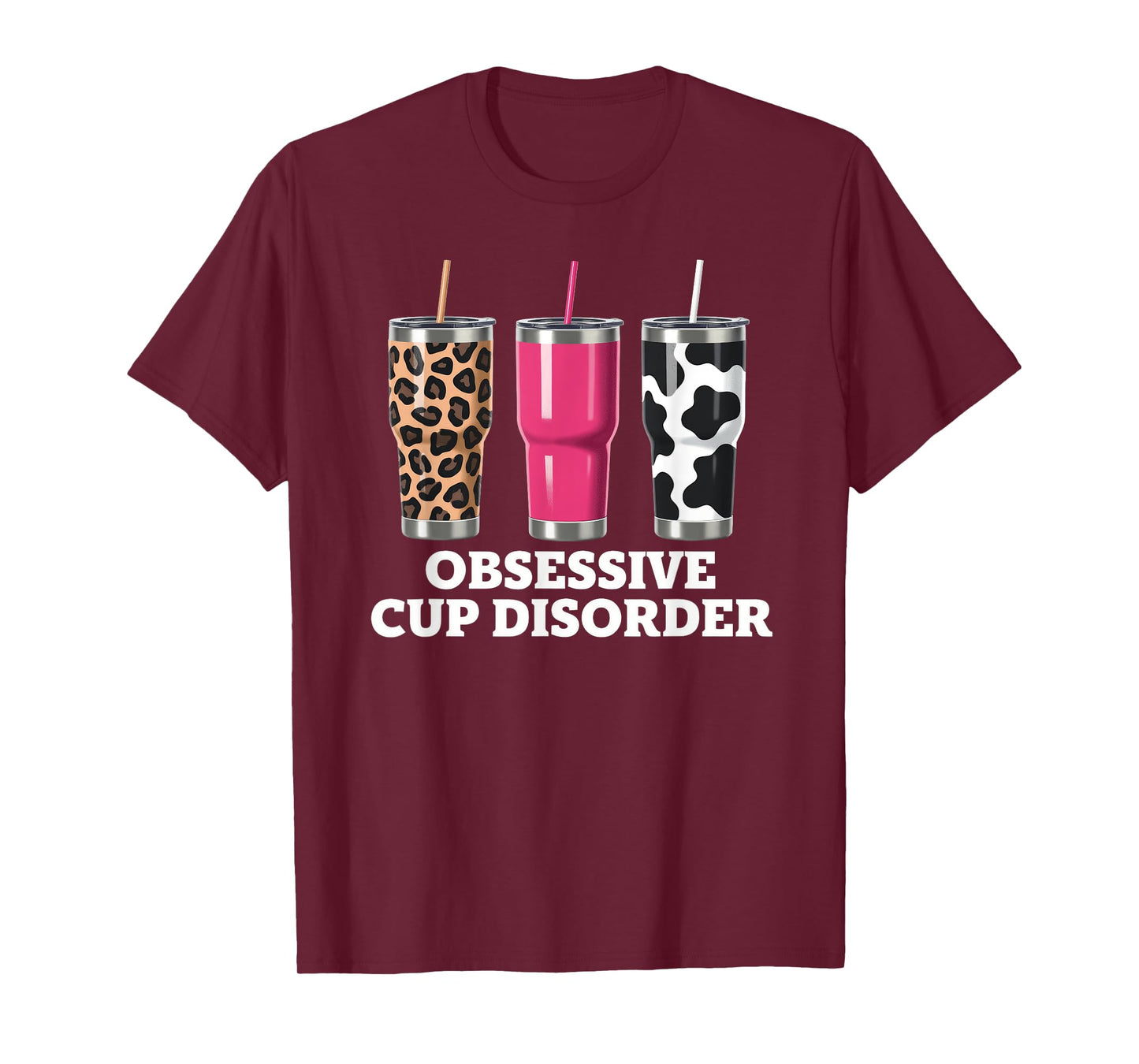 Obsessive Cup Disorder Shirt Funny Coffee Lover T-Shirt