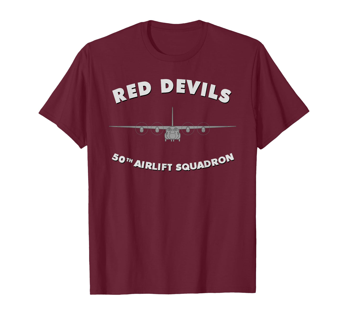 50th Airlift Squadron Red Devils T-Shirt