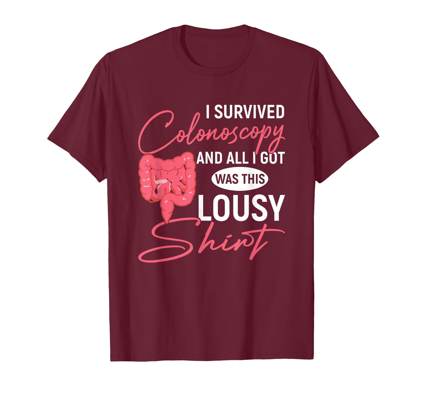 Colonoscopy Endoscopy T-Shirt, Small, Black