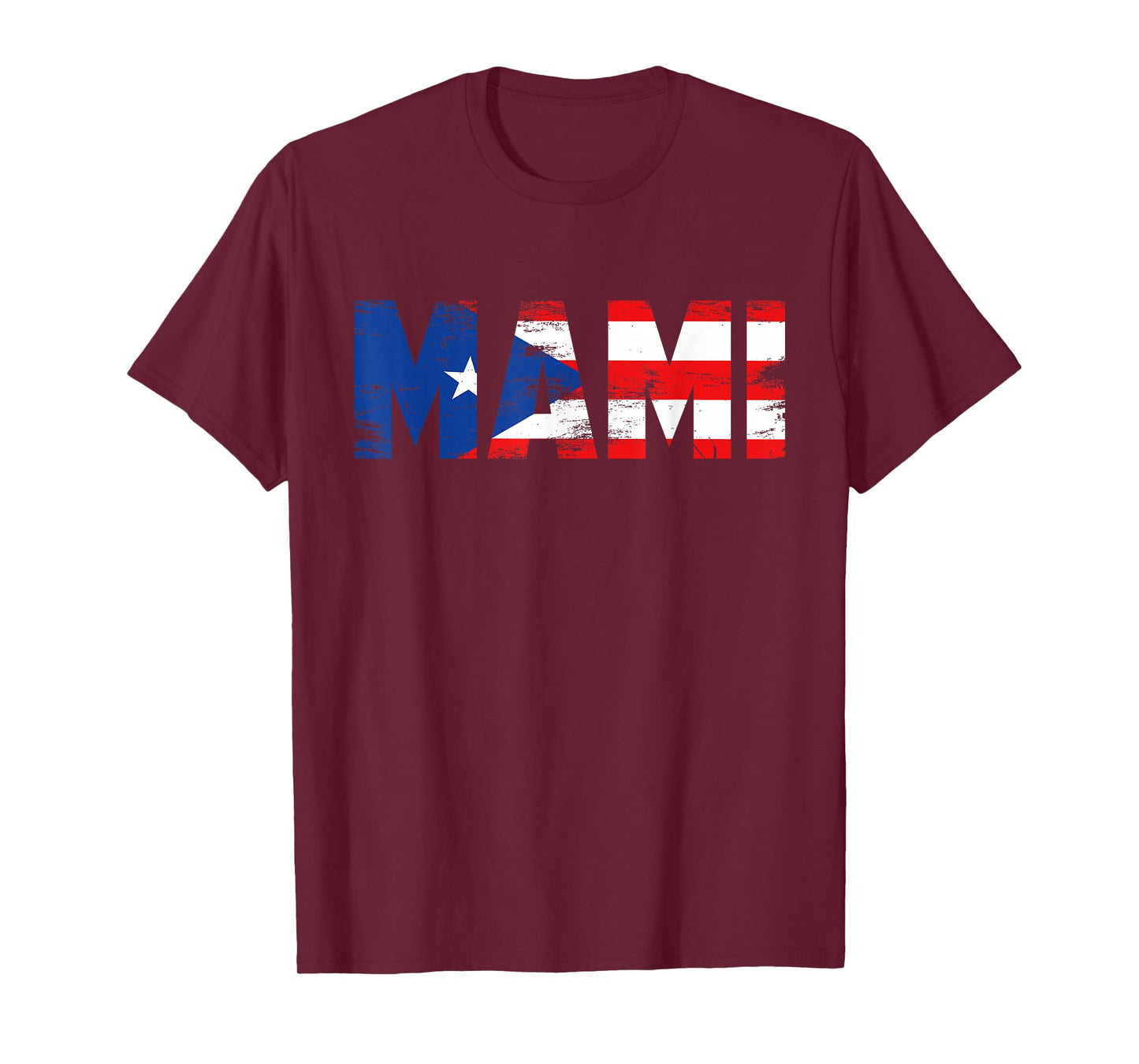 Mami Puerto Rico Flag Pride Mothers Day Puerto Rican Women T-Shirt Small