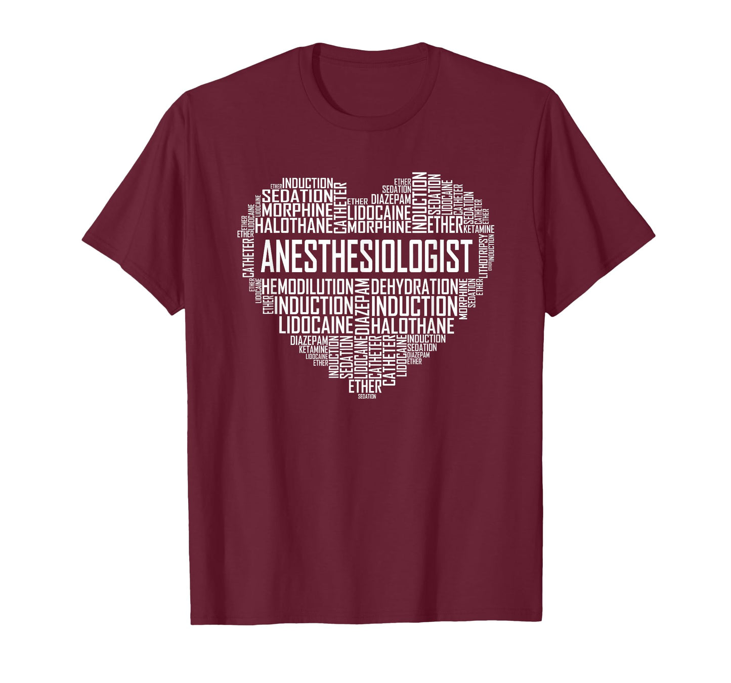 Anesthesiologist Heart Gift Anesthesia Doctor Gifts T-Shirt