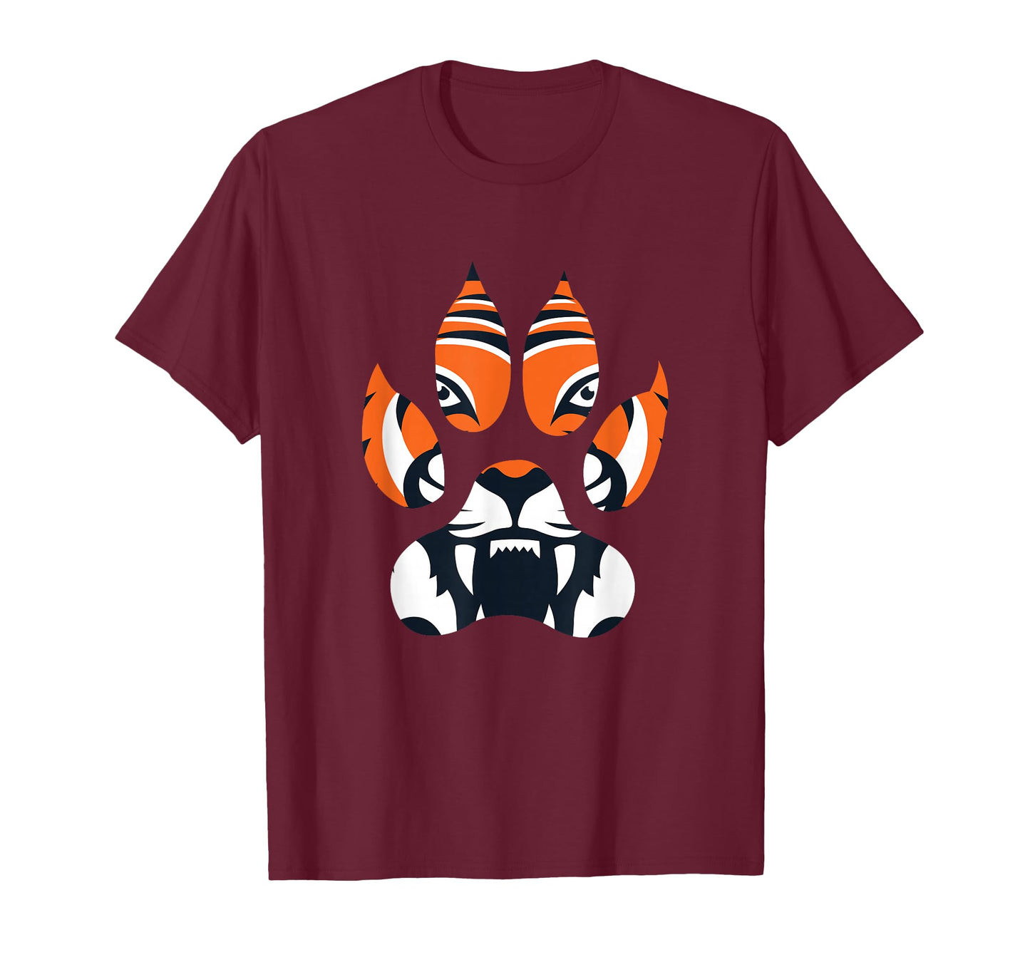 UAB KIDKIS Unisex-Adults Tiger Paw Animal Lover Wildlife Funny Gift T-Shirt