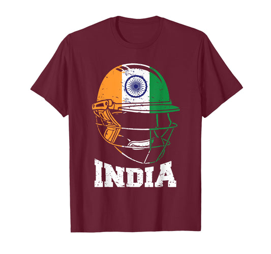 India Cricket T Shirt for Fans Jersey Gift Indian Cricket T-Shirt
