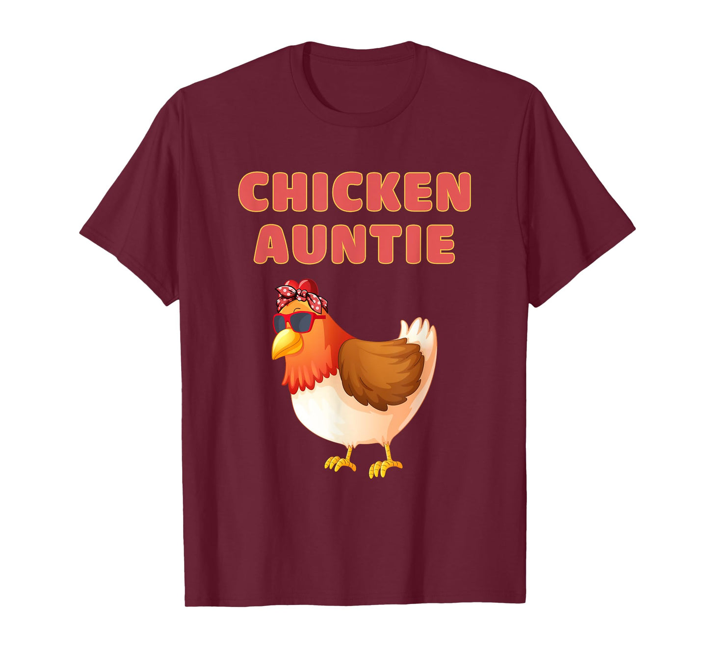 Chicken Auntie Funny Chicken Aunt T-Shirt