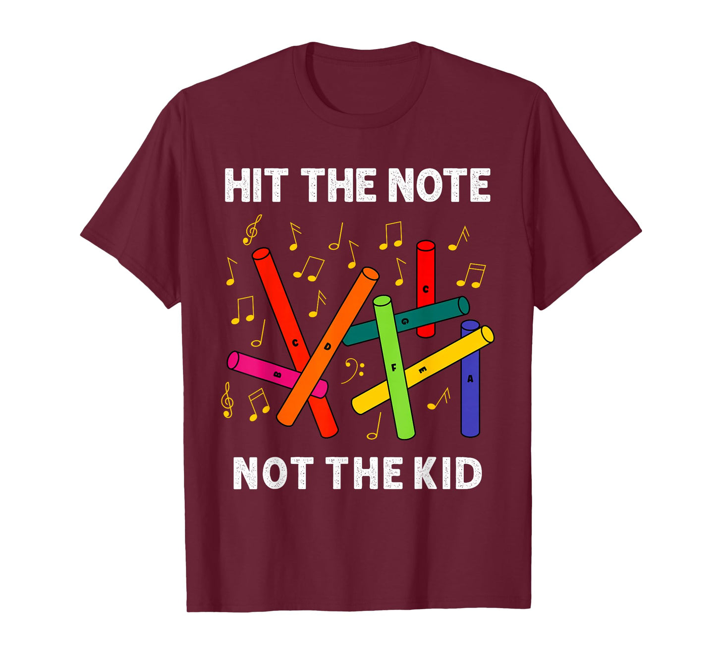 Teacher Elementary Music Classroom Funny Boomwhacker T-Shirt