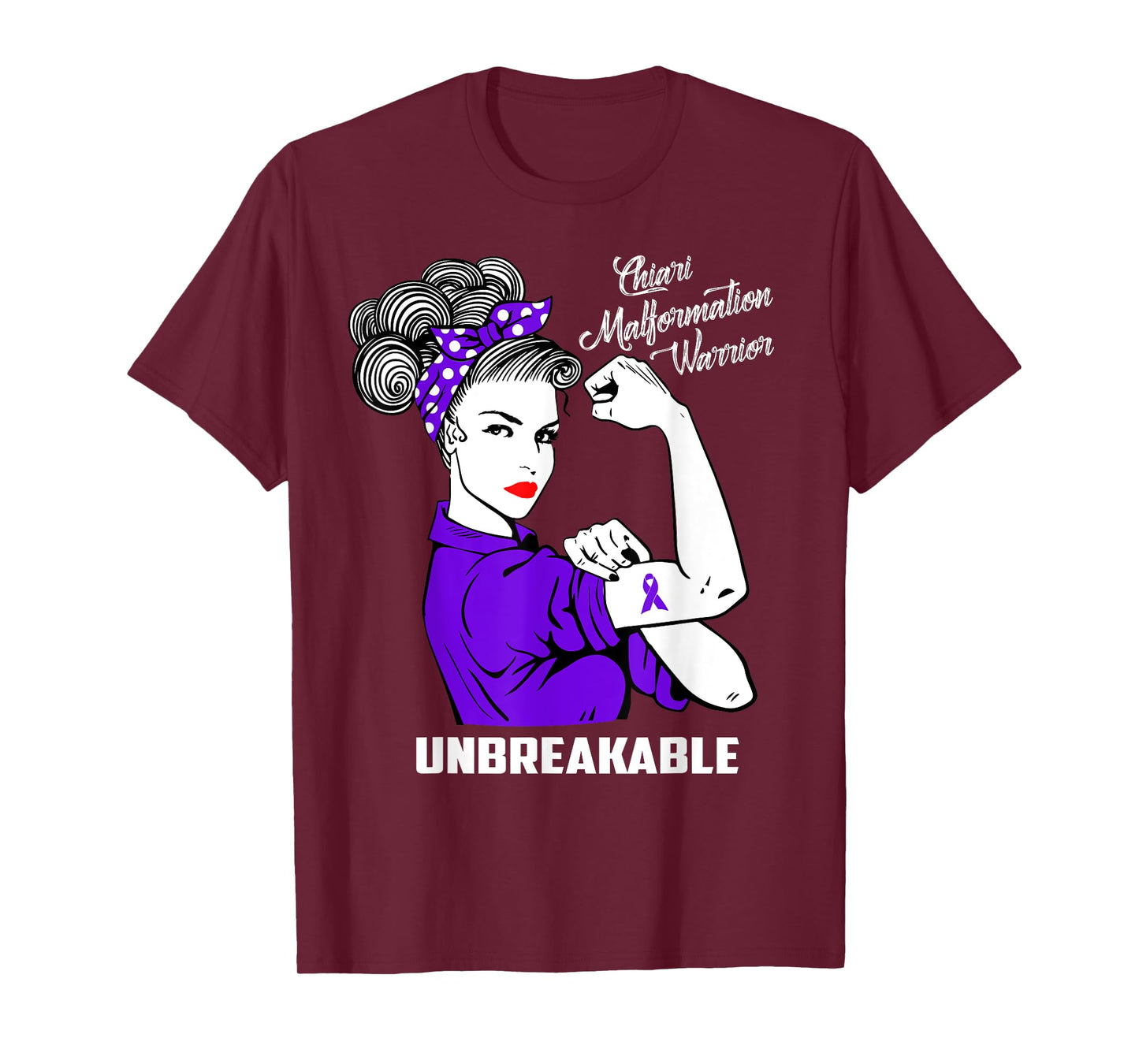 Chiari Malformation Warrior Unbreakable Shirt Awareness Gift T-Shirt