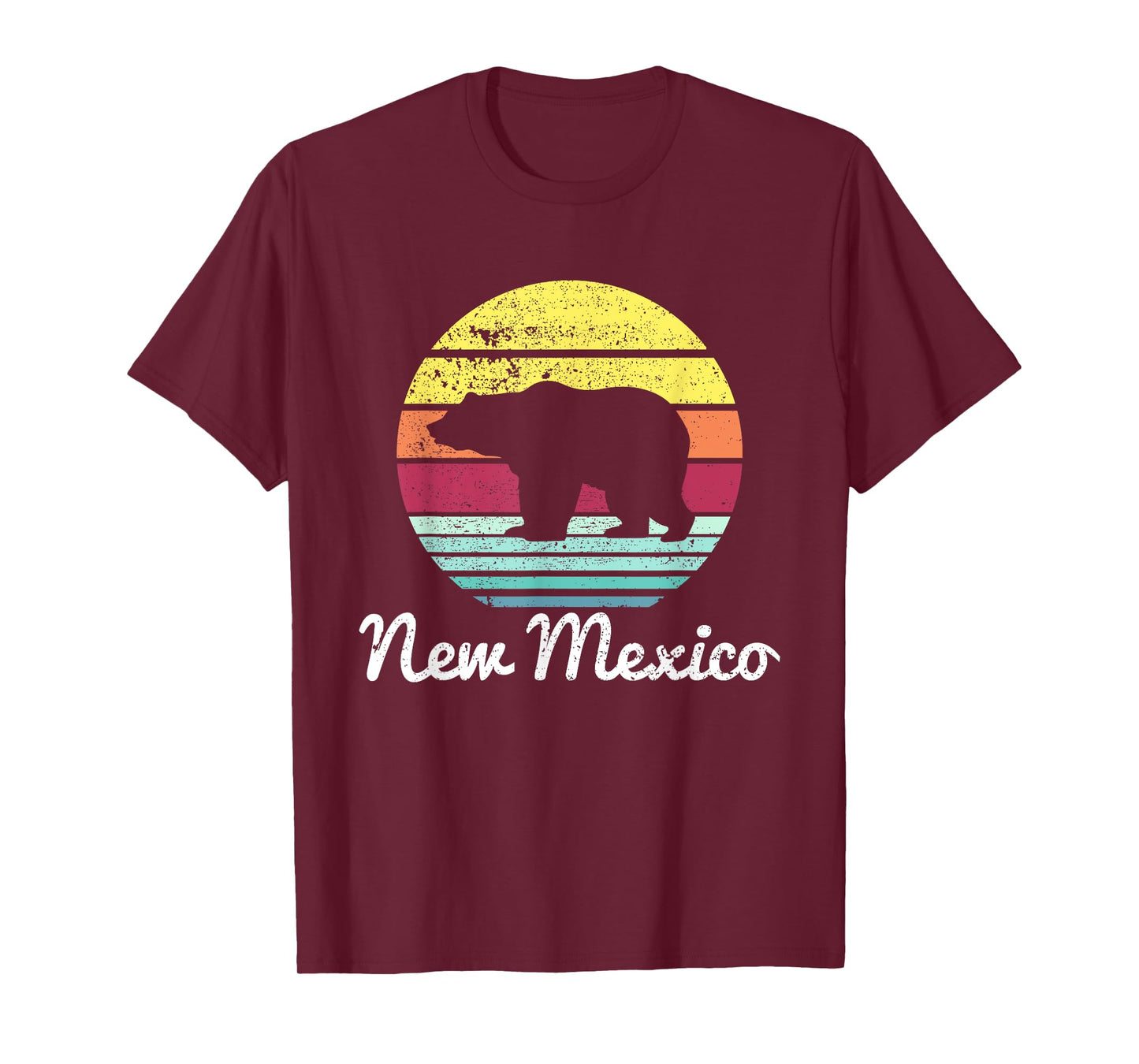 Vintage Retro Nm New Mexico Wildlife Bear Adventure T-shirt