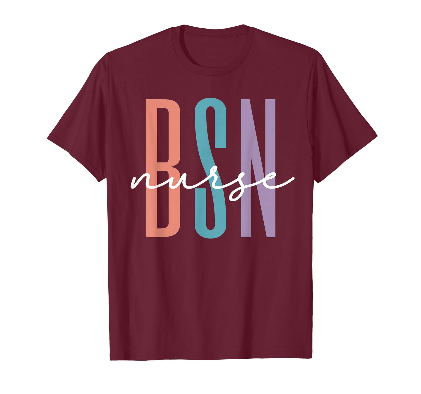Cute BSN Graduate Registered Nurse Graduation BSN RN Rainbow T-Shirt